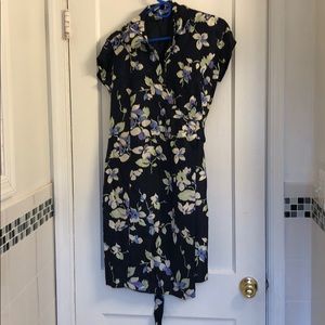 Mimi maternity floral wrap dress